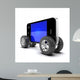 Smartphone with Auto Wheels Wall Decal