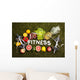 Fitness and vitamins Wall Mural