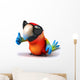 Fun Parrot Wall Decal