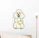 White Poodle Wall Decal