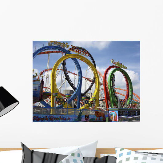 Roller Coaster Wall Mural