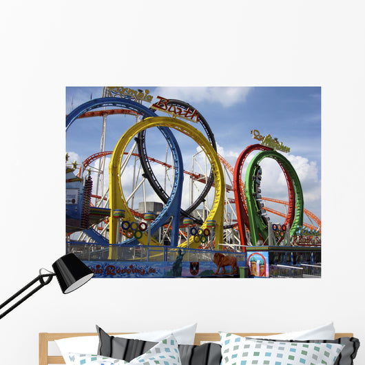 Roller Coaster Wall Mural
