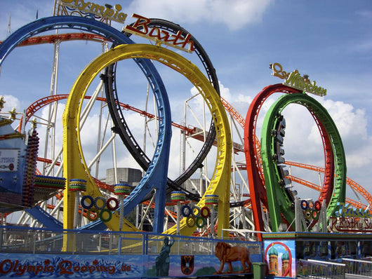 Roller Coaster Wall Mural