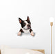 Cute Dog Holding A Blank Sign Wall Decal