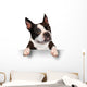 Cute Dog Holding A Blank Sign Wall Decal