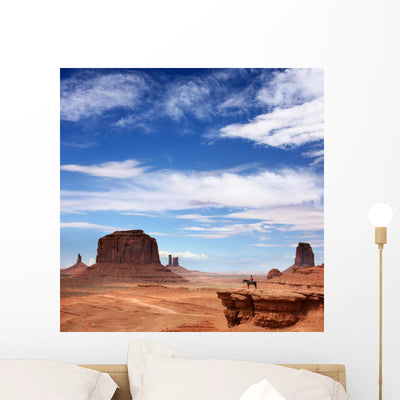 Utah Monument Valley shown on a wall
