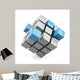 Cube Assembling Abstract Wall Decal