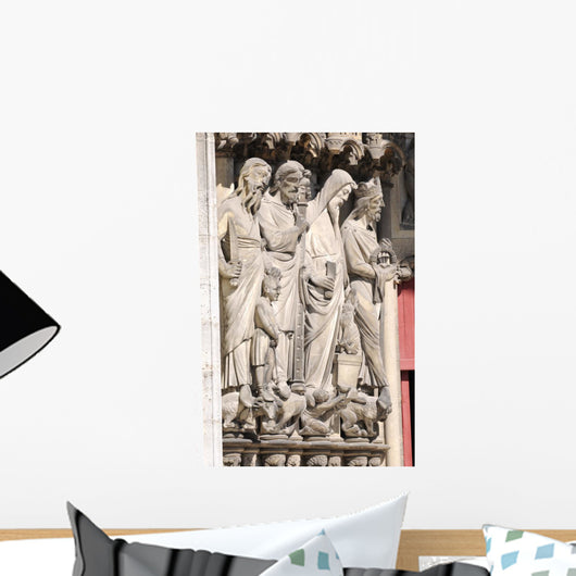 Cathedrale Laon Portail Wall Mural