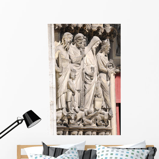 Cathedrale Laon Portail Wall Mural