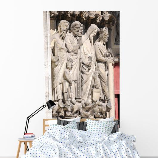 Cathedrale Laon Portail Wall Mural
