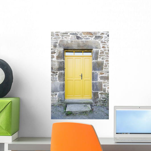 Yellow Front Door Front
