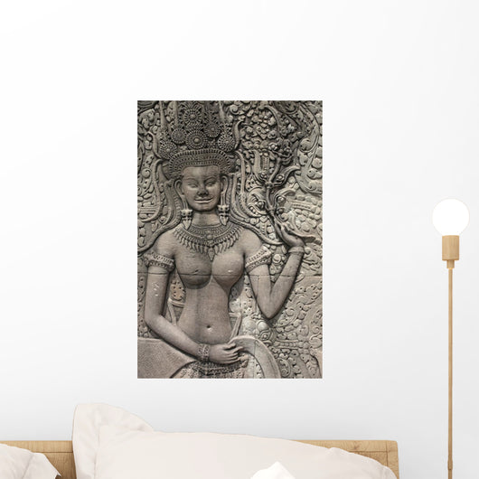 Woman Apsara Wall Mural