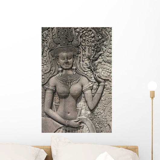 Woman Apsara Wall Mural