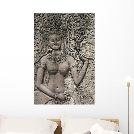 Woman Apsara Wall Mural