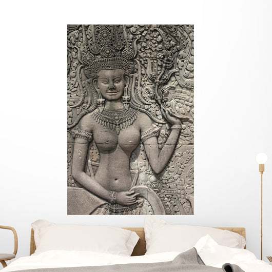 Woman Apsara Wall Mural
