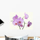 Pink Orchid Flowers Wall Decal
