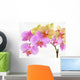 Bunches of Multicolour Orchids Wall Decal