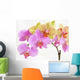 Bunches of Multicolour Orchids Wall Decal