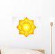 Vector Solar Plexus Chakra Wall Decal