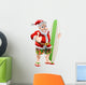 Thumbs up Surfing Santa Claus Wall Decal