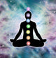 Cosmic Meditation in Lotus Position Wall Mural