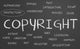 Copyright Word Cloud Wall Mural