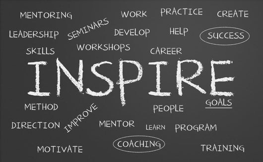 Inspire Word Cloud Wall Mural