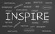 Inspire Word Cloud Wall Mural