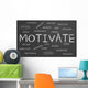 Motivate Word Cloud Wall Mural