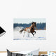 Brown Horse Runs Winter