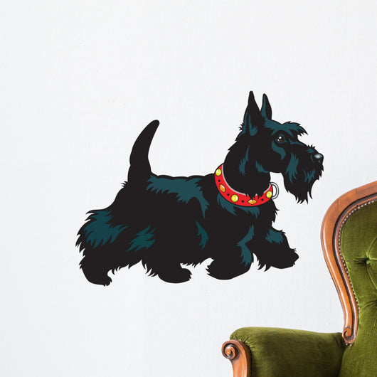 scottish terrier dog Wall Decal
