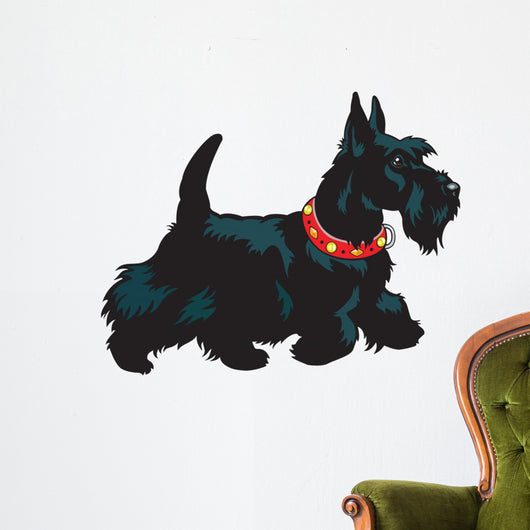 scottish terrier dog Wall Decal