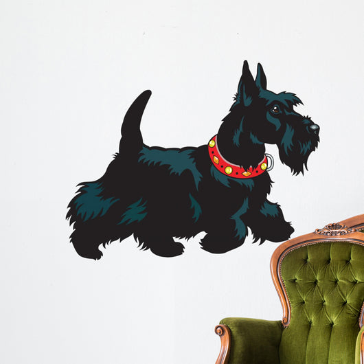 scottish terrier dog Wall Decal