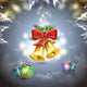 Christmas Bells with Gifts Wall Mural