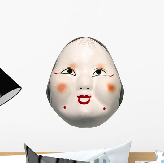 Japanese Mask Wall Decal