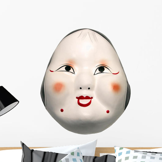 Japanese Mask Wall Decal