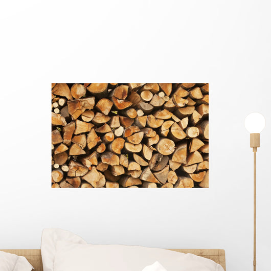Pile Logs for Fire