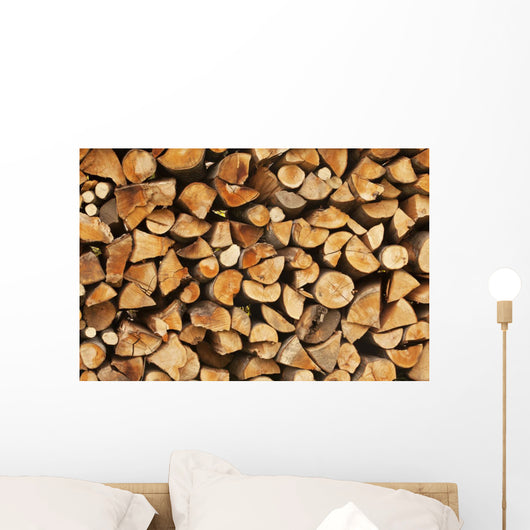 Pile Logs for Fire
