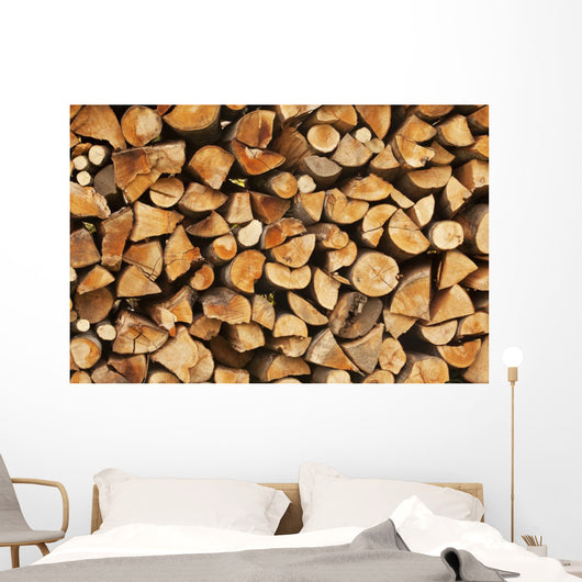 Pile Logs for Fire