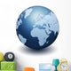 Earth World Globe Wall Decal
