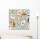 Seamless Vintage Modern Pattern Vector Wall Decal