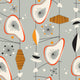 Seamless Vintage Modern Pattern Vector Wall Decal