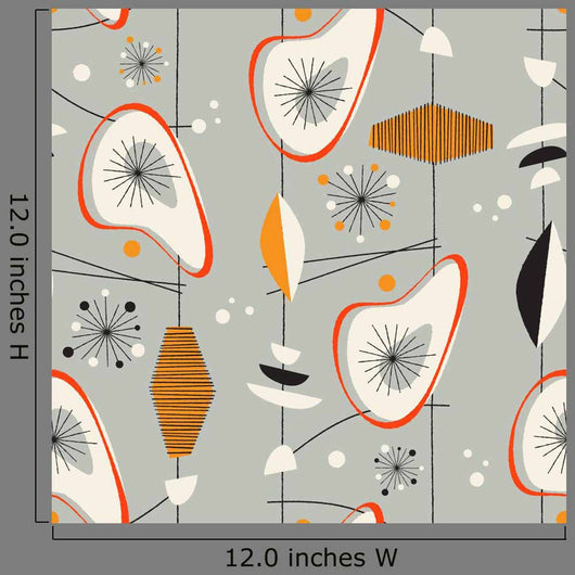 Seamless Vintage Modern Pattern Vector Wall Decal