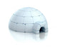 igloo 3d illustration Wall Decal