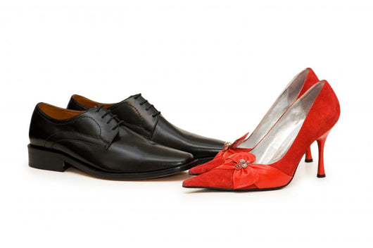 Black and Red Shoes Wall Decal