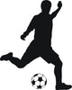 Pictogramme Footballeur