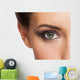 Woman eye with makeup Wall Mural