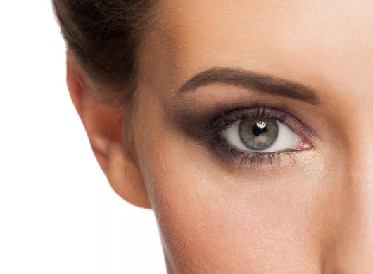 Woman eye with makeup Wall Mural