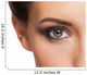 Woman eye with makeup Wall Mural