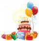 Birthday cake Wall Decal